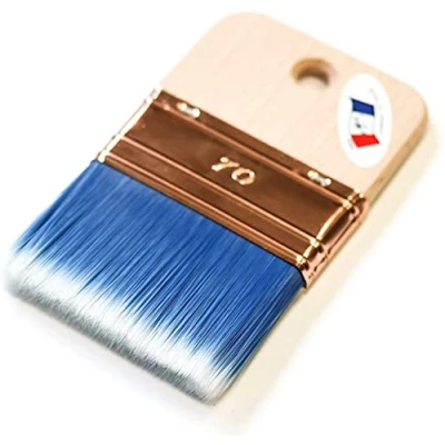 Immagine di Pennello/spalter/pennello 70 mm/Made in France/Eco Responsable/per vernici e int. o ext., terrazze, pareti. Trova la gamma completa Blu Polytop su Amazonů