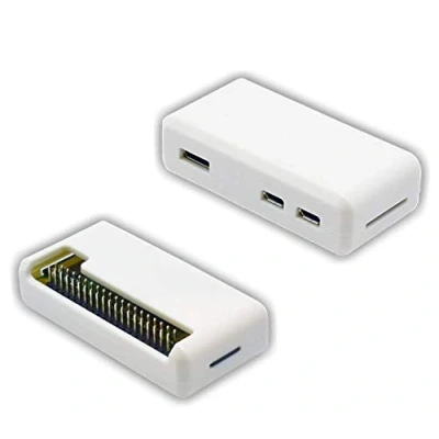 Immagine di SB Alta qualità Raspberry Pi Zero Custodia Trasparente/Trasparente Accesso a Tutte Le Porte Montato in 30 Secondi Aperto And Chiusa Bianco