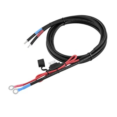 Immagine di Enjoysolar Cavo Batteria con Regolatore di Carica Solare e Anello Sicurezza M8 (Fusibile da 1,5 M 25 A)
