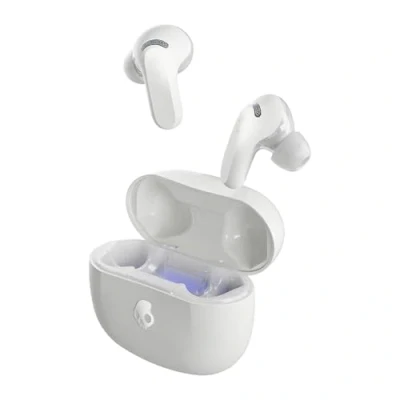 Immagine di Skullcandy Rail ANC Auricolari wireless con cancellazione attiva del rumore e microfono, batteria 38 ore, Bluetooth per iPhone, Android altro Osso