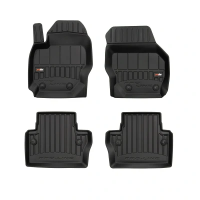 Immagine di FROGUM 3D407855 Set tappetino Gomma anteriore e posteriore 4 nero VOLVO: V70 3