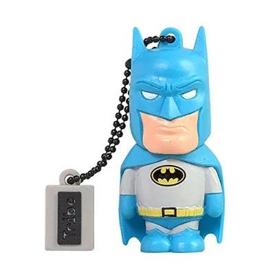 Immagine di Tribe Chiavetta USB 16 GB Batman Memoria Flash Drive 2.0, Personaggio Originale DC Comics, Pennetta Compatibile con Windows, Linux e Mac