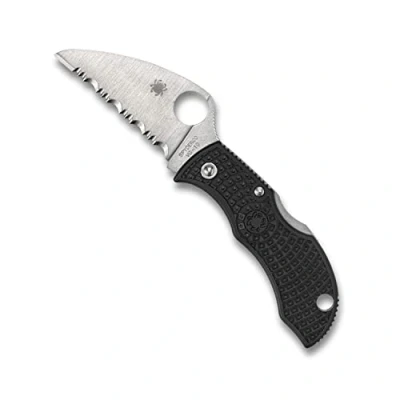 Immagine di Spyderco Manbug Wharncliffe Mango: FRN* negro Acero: VG 10 Filo: SpyderEdge