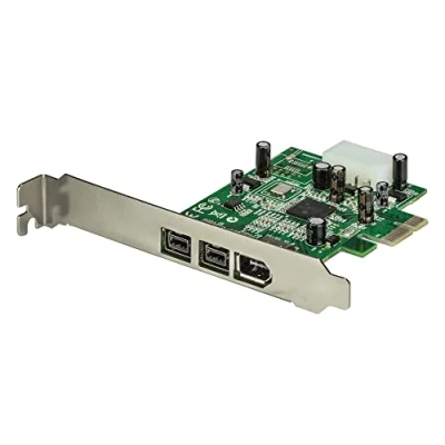 Immagine di StarTech.com Scheda adattatore PCI Express FireWire 2b 1a 1394 a 3 porte