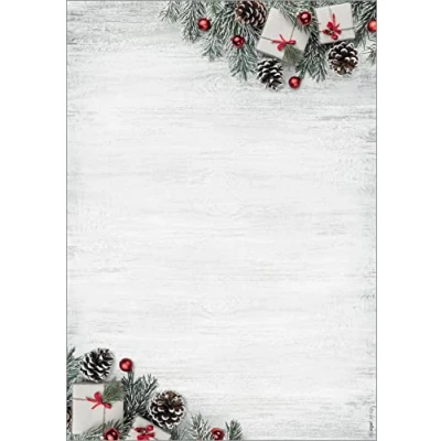 Immagine di SIGEL DP416 Carta a tema natalizio Scandinavian Christmas, 90 g/m², A4, 100 fogli
