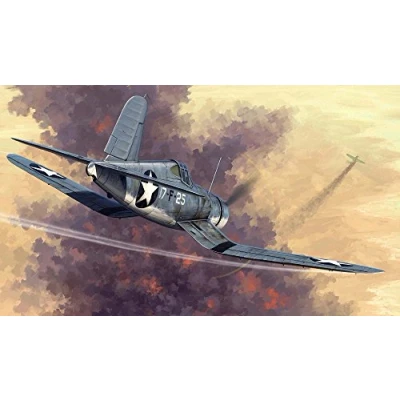 Immagine di Hobbyboss Scala 1:48, «F4U 1 &quot;Versione Early Corsair Kit modellismo, Colore: Grigio