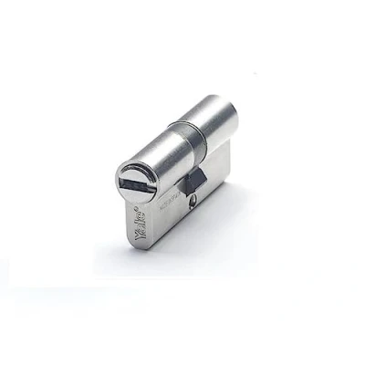 Immagine di Yale, YL63060HN, cilindro di sicurezza, YL6, a camma lunga, chiave, nichelato, 30 x 60 mm