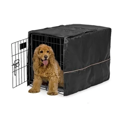 Immagine di MidWest Homes for Pets, copertura per gabbie in tessuto protetto da teflon, privacy e New World lunghe 76,2 cm, adatta a lavatrice/asciugatrice; CVR 30