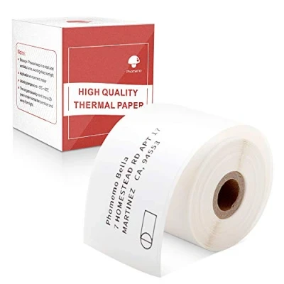 Immagine di Phomemo M110/M120/M200/M220/M221 Quickdraw etichette autoadesive multiuso per etichettatrici M110 40 x 60 mm (1,57&quot; 2,36&quot;), 130 rotoli