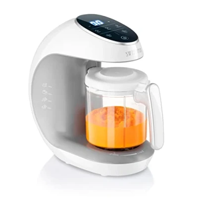 Immagine di Sweety Fox Cuocipappa Mixer Multifunzione 7 in 1 per Bébé Vapore, Mixer, Pulse, Pulizia Automatica, Sterilizzato, Riscalda, Scongela Robot Cucina