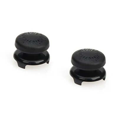 Immagine di Amazon Basics, copri levetta per controller PlayStation 4 , 2 pezzi, Nero