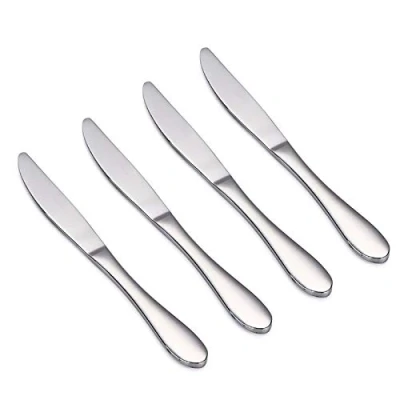 Immagine di VANRA set di 4 posate per bambini in acciaio inox bistecca bambini, da 17,8 cm (4 coltelli)