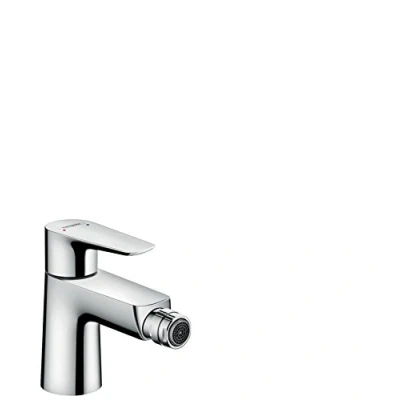 Immagine di hansgrohe Talis E Rubinetto per bidet con scarico a tirante, Miscelatore monocomando altezza bocca 78 mm, cromo, 71720000