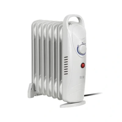 Immagine di Teesa TSA8035 Radiatore elettrico a olio con termostato, 800 W, 7 elementi, colore: Bianco
