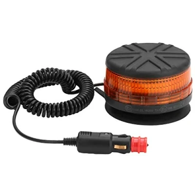 Immagine di D TECH LED 12/24V Luce lampeggiante Stroboscopica d&#039;emergenza con magnete per camion Rimorchio Trattore Veicolo Auto SUV