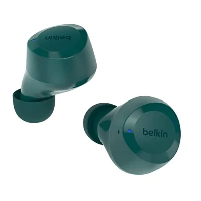 Immagine di Belkin SoundForm Bolt Auricolari true wireless, earbud wireless con 28 ore di batteria, modalità Mono, resistenza a sudore e’acqua (IPX4), cuffie Bluetooth microfono per iPhone, Galaxy e altri
