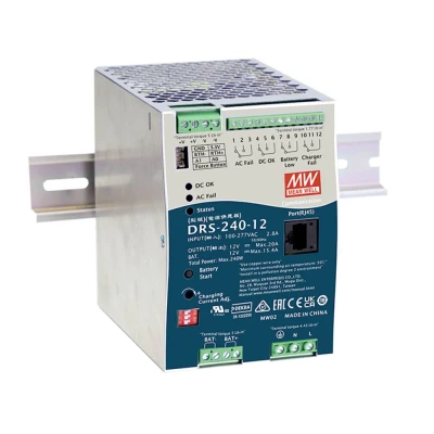 Immagine di Mean Well DRS 240 24 Alimentatore per guida DIN V 10 A W Num. uscite:1 x Contenuto 1 pz.
