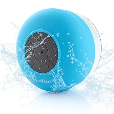 Immagine di Neuftech bluetooth Cassa Altoparlante Impermeabile da Doccia Wireless Speaker Waterproof Con Microfono Integrato Per Smartphone iphone,Samsung, HTC, Mp3 Player ecc Azzurro