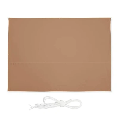 Immagine di Relaxdays Tenda da Sole per Esterni Rettangolare, Idrorepellente, Anti UV, Terrazza Giardino, 2,5 x 3,5 m, Color caffè