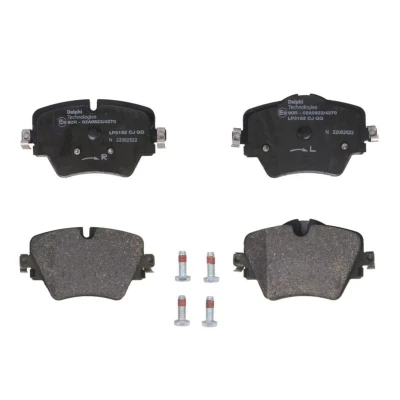 Immagine di DELPHI LP3182 Kit pastiglie freno Predisposto per contatto segnalazione usura con lamierino anticigolío accessori BMW: 2 Active Tourer, X1