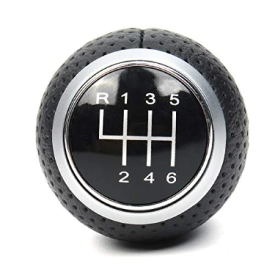 Immagine di Viviance 6 velocità Pomello del Cambio 12mm Compatibile con Audi A1 A3 A4 A5 B6 B7 B8 A6 S4 8K 8T Q2 Q3 Q5 8R S Line Passat Golf MK4 Ibiza 6J