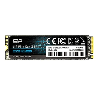 Immagine di Silicon Power A60 M.2 2280 512GB Max2200/1600MB SP512GBP34A60M28