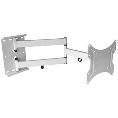 Immagine di Drall Supporto da Parete per Monitor Bianco Estensibile Fino a 64,5 cm schermi Piatti TV con VESA 100 200 Modello: WHW 02