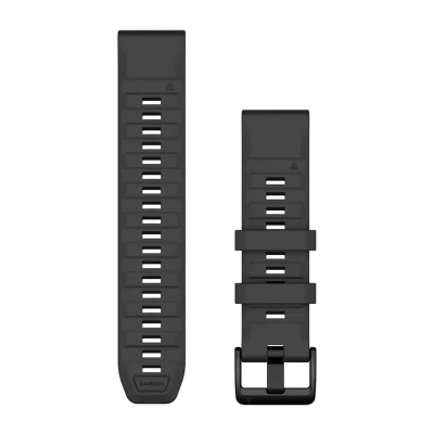 Immagine di Garmin Cinturino di ricambio QuickFit da 22 mm (22 mm, Silicone), Cinturini per orologi, Grigio