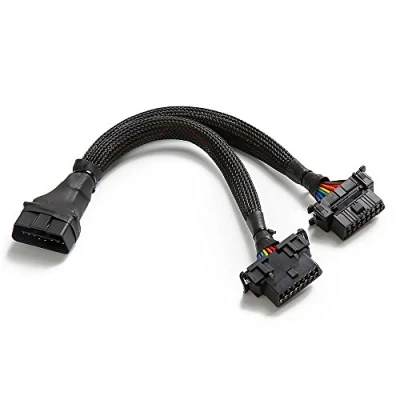 Immagine di bbfly B6 Odb II ODB2 splitter prolunga 16 pin di estensione cavo adattatore (30CM/1FT)