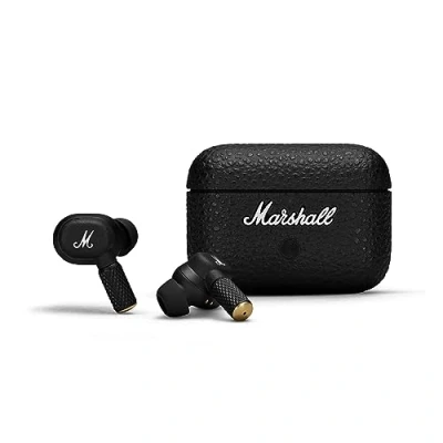 Immagine di Marshall Motif II ANC, Cuffie Bluetooth con Cancellazione Attiva del Rumore, Auricolari Bluetooth, 30 Ore di Riproduzione, Nero