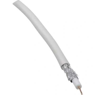 Immagine di BKL Electronic 0806001/25 Cavo coassiale Diam. est.: 6.60 mm 75 Ω 90 dB Bianco 25 m