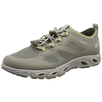 Immagine di Jack Wolfskin Breezer VENT LOW M Scarpe running neutre Grey lime, Uomo, Taglia: 39.5, lime Tessuto