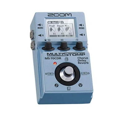 Immagine di Zoom ZMS70CDR MS 70CDR MultiStomp Chorus/Delay/Reverb Pedal Tappo per orecchie 6 Centimeters Nero (Black)