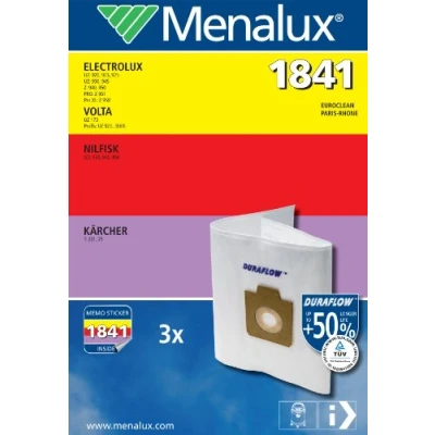 Immagine di Menalux Duraflow 1841 Set di 3 sacchetti per aspirapolvere Electrolux e Nilfisk