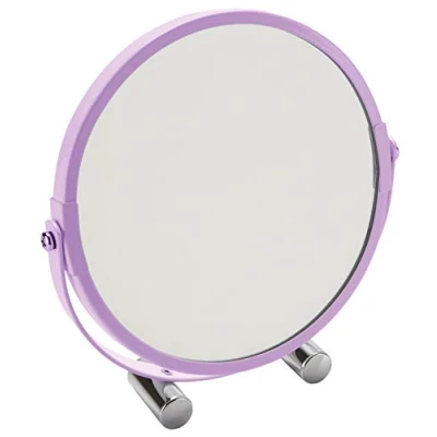 Immagine di Gedy Lilla G Monica ingranditore, Misure: 17,5X17,2X3,9 CM, Magnifying Factor 5X, Bagno Realizzato in ABS, Finitura, Specchio Design R&amp;S, 2 Anni di Garanzia, Unica