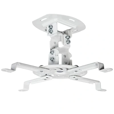 Immagine di Vivo Supporto universale per proiettore da soffitto, regolabile, colore: Bianco