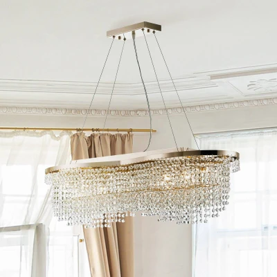 Immagine di Lampadario Toils, Colore Oro, finitura cromata, E14x7, non incl.