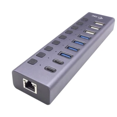 Immagine di I TEC USB3.0/C CHARGHUB9PORTLAN+P.ADAPT60