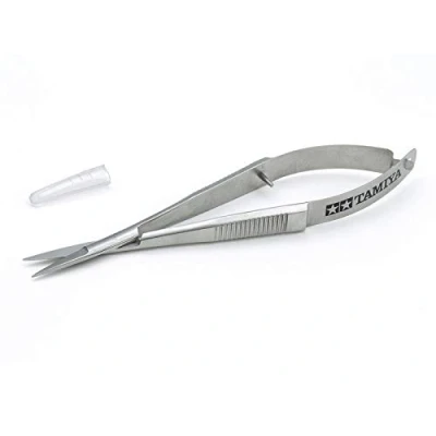 Immagine di TAMIYA HG Forbici per PC con Impugnatura pinzetta, Lunghezza 12 mm, modellismo, Accessori, Medium, TAM74157