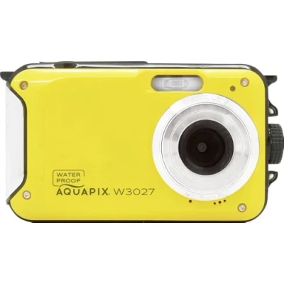 Immagine di Easypix W3027 Y Wave Yellow Fotocamera digitale 30 Megapixel Giallo incl. Batteria, Custodia Stabilizzatore dimmagine, Video Full HD, con flash