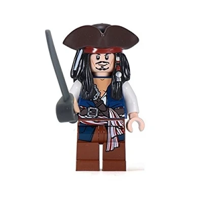 Immagine di LEGO® Pirates of the Caribbean Jack Sparrow TM minifigure with tricorn rare version