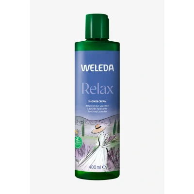 Immagine di Weleda doccia Cremosa Relax Lavanda, una in crema con fragranza che lenisce e rilassa, Formula 100% di origine naturale (1x400ml)