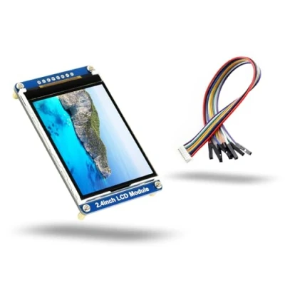 Immagine di LUCKFOX 2.4 inch 65K Color LCD Display Module, 240(V) x 320(H) RGB Resolution TFT Screen, 3.3V/5V, SPI Interface Communication, Compatible with Raspberry Pi/VisionFive2/STM32