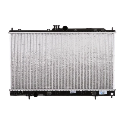 Immagine di NRF 53779 Radiatore motore Alluminio 684 373 17 con parti annesse Alette di raffreddamento saldate MITSUBISHI: Lancer 7