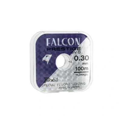 Immagine di FALCON PERSICUS PRESTIGE EVO Fluoro Coated, Col. Light Grey, Diverse Size da 0.10 a 0.50, 100 MT (0.22 MM)