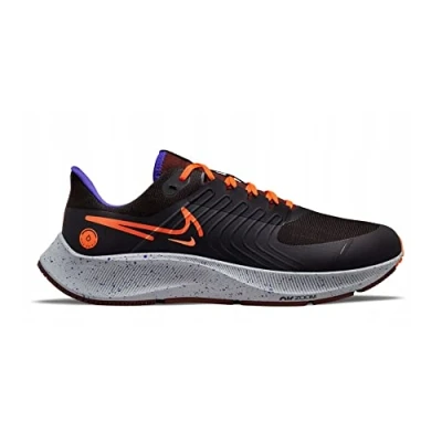 Immagine di Nike Air Zoom Pegasus 38 Shield, Sneaker Uomo, Black/Orange Total Orange Bronze Eclipse Indigo Burst Grey Fog, 42.5 EU