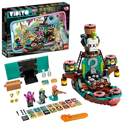 Immagine di LEGO VIDIYO Punk Pirate Ship BeatBox Creatore Video Musicali con 3 Minifigure, Giocattoli per Bambini, App Realtà Aumentata, 43114