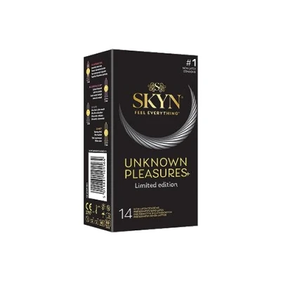 Immagine di Skyn Unknown Pleasures Plus (14 pezzi) senza lattice, compatibile con nostri lubrificanti