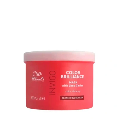 Immagine di Wella Professionals Invigo Color Brilliance Maschera capelli, Ottima con shampoo capelli e balsamo, Trattamento intenso per spessi 500 ml