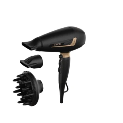 Immagine di Rowenta Pro Expert Asciugacapelli, Motore AC da 2200 W, Asciugatura ultra veloce, Generatore di ioni per Lucentezza, Accessori versatili, Facile usare, Getto d&#039;aria fredda, CV8840